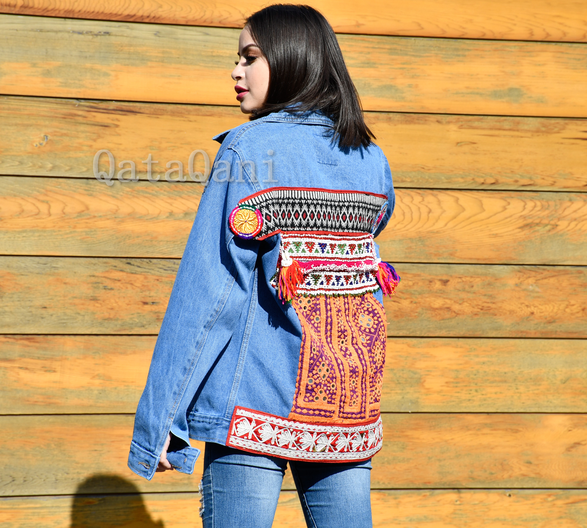 Denim Jacket, Kuchi Style – QataQani